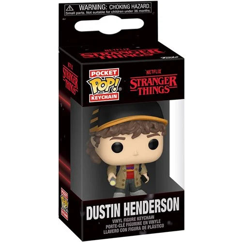 Stranger Things Season 5 Dustin Henderson Funko Pocket Pop! Key Chain