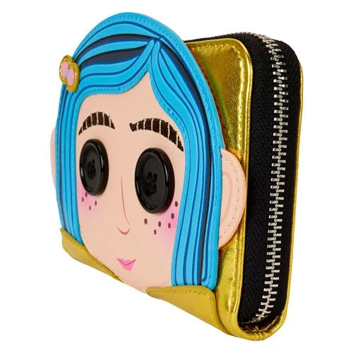 Coraline Doll Cosplay Zip-Around Wallet