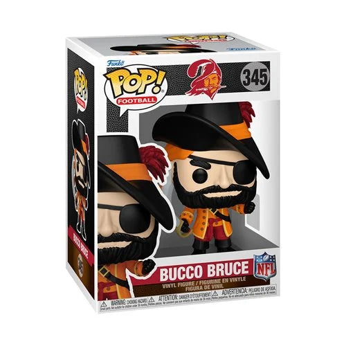 NFL Mascots Throwback Buccaneers Bucco Bruce Funko Pop! Vinyl Figure #345