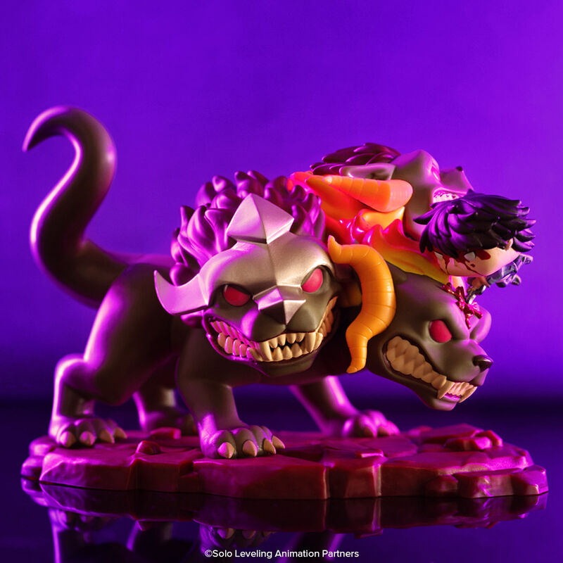 Solo Leveling Funko Pop! Deluxe Sung Jinwoo vs. Cerberus