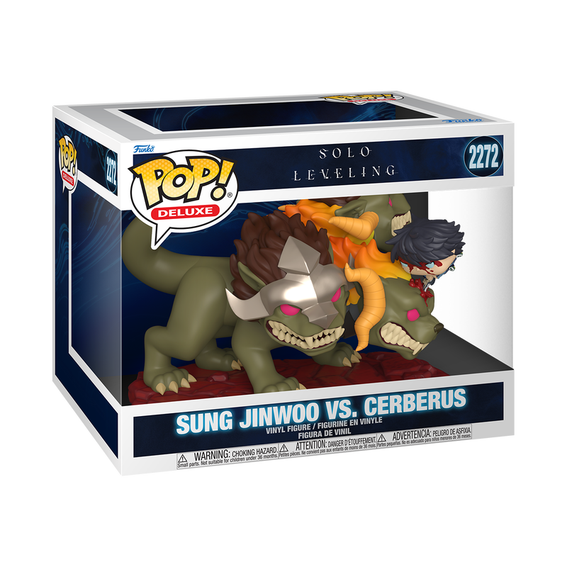 Solo Leveling Funko Pop! Deluxe Sung Jinwoo vs. Cerberus