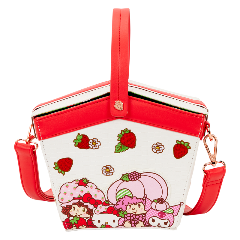 Loungefly Sanrio Hello Kitty & Friends x Strawberry Shortcake Scented Figural Basket Crossbody Bag