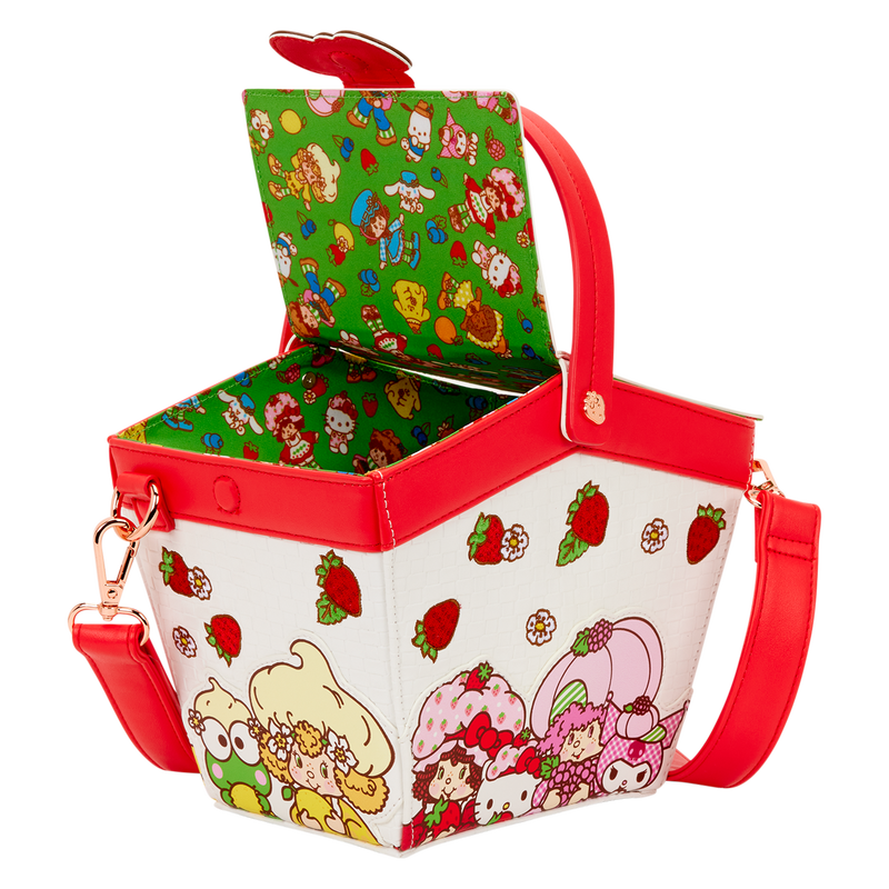 Loungefly Sanrio Hello Kitty & Friends x Strawberry Shortcake Scented Figural Basket Crossbody Bag