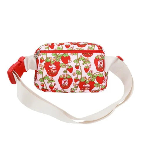 Bioworld Hello Kitty and Friends My Melody Strawberry Shortcake All Over Print Fanny Pack