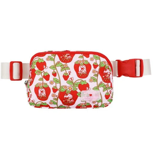 Bioworld Hello Kitty and Friends My Melody Strawberry Shortcake All Over Print Fanny Pack