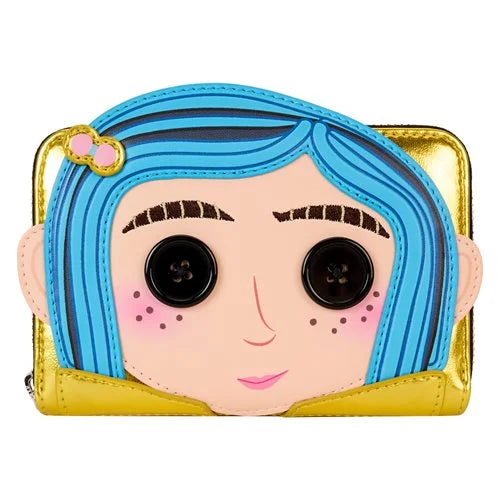 Coraline Doll Cosplay Zip-Around Wallet