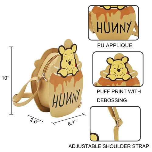 Bioworld Winnie the Pooh Hunny 3D Crossbody Bag