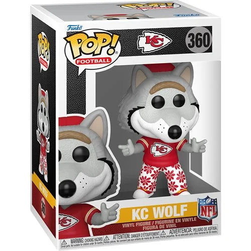 NFL Mascots Chiefs KC Wolf Funko Pop! Vinyl Figure #360